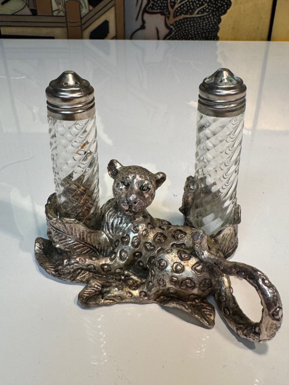 Vintage - Leopard Arthur Court Salt & Pepper